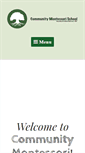 Mobile Screenshot of community-montessori.org