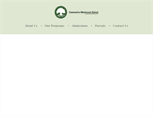Tablet Screenshot of community-montessori.org